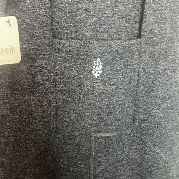 Free People Movement + Hatch Warm Up Jumpsuit Small Black Heather Maternity NWT - Picture 9 of 12